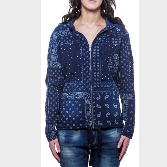 Chip Foster Reversible Hoodie Jacket Sweatshirt - Picture 2 of 8